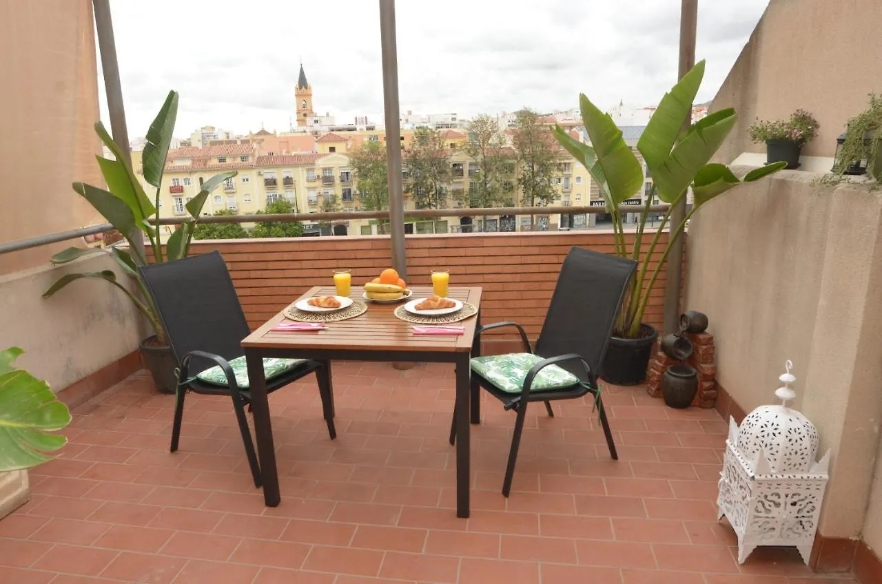 Habitacion Grande Con Terraza Privada, Malaga Centro 0*,
